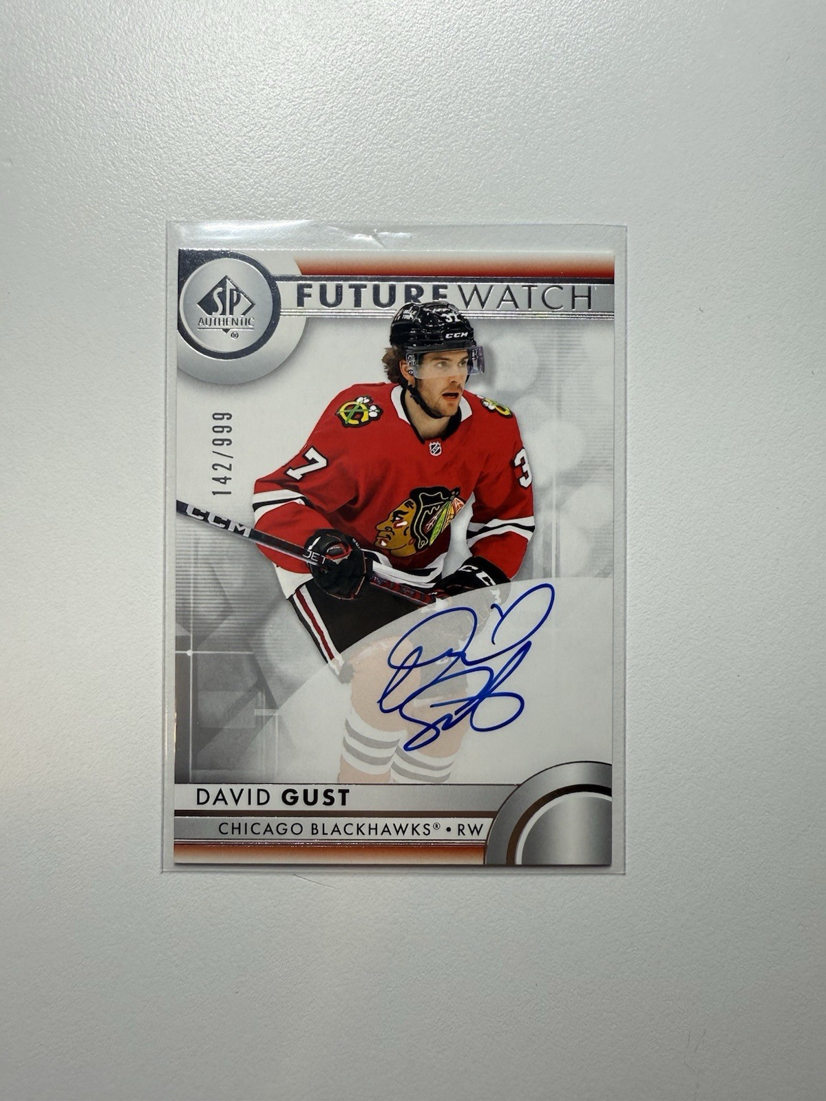 DAVID GUST 2023-24 SP AUTHENTIC FUTURE WATCH AUTO /999