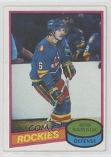 1980-81 Topps Scratched Rob Ramage #213 y8y
