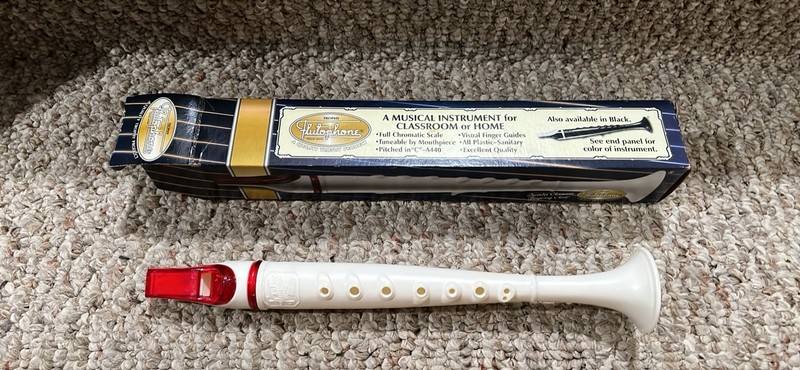 Vintage Trophy Music Thompson  Flutophone With Original Box