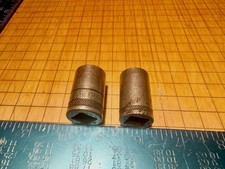 Vintage Craftsman Circle H Sockets Lot 1116 58 12 Drive 12-pt Knurled
