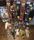 Vintage 80s Action Figures Lot - Gi Joe - E.T.