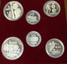 1985 Mexico Prestige Proof Set - Copa Mundial De Futbol - 6 Coins - 92.5% — photo 2