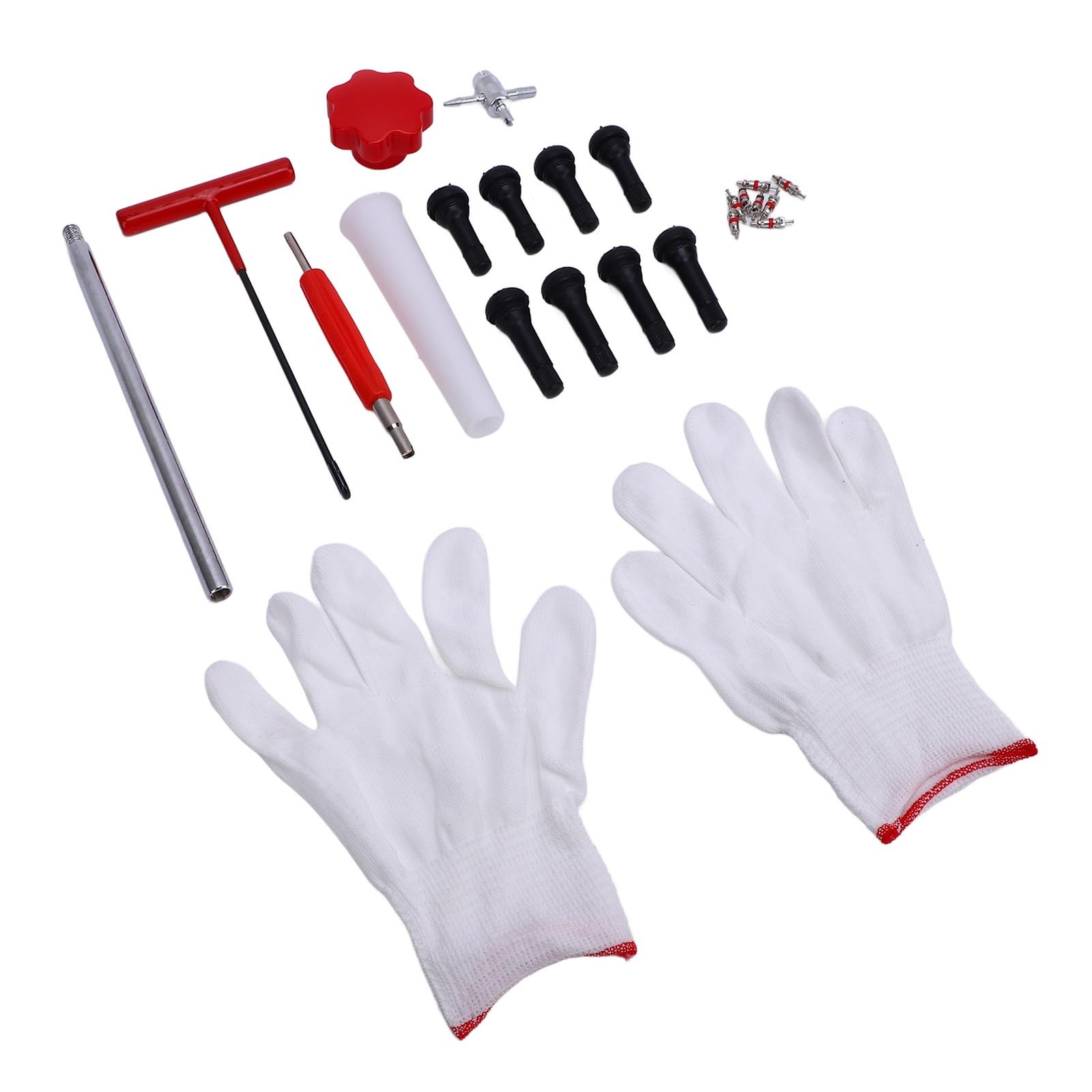 24PCS Tire Valve Change Tool Quick Change Tire Valve Repair Install Tool For Rep