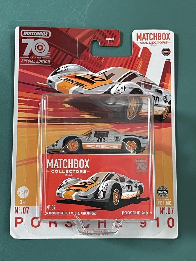 Matchbox Pornche 910 70Th Anniversary Special Edition | eBay