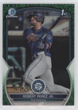2023 Bowman Chrome Prospects Green Grass Refractor 16/99 Robert Perez Jr 4z8