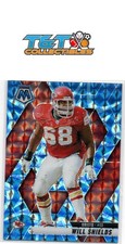 Will Shields 2025 Panini Mosaic Mosaic Reactive Blue #237 Kansas City Chiefs 76