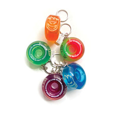 SPITFIRE WHEEL KEY CHAIN - SAPPHIRES ASSORTED - LIMITED EDITION 1 each assorted