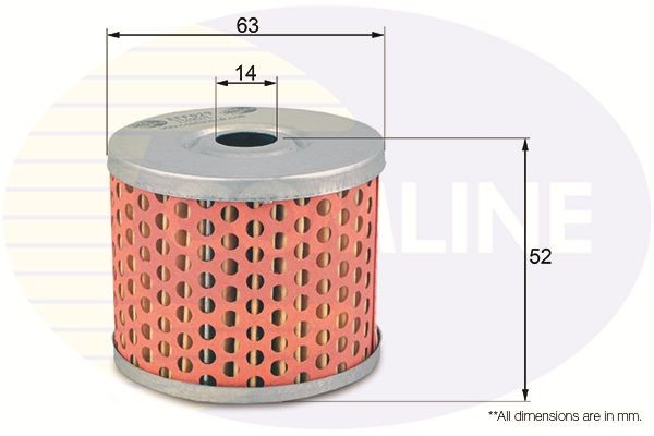 Fuel Filter Fits Citroën C15 Fiat Ford Mahindra Peugeot Renault COMLINE EFF029