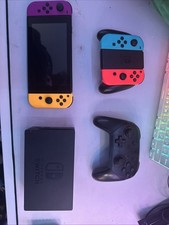 Nintendo Switch Bundle 5 Controllers*, Dock*, Console, Case With Cables Included