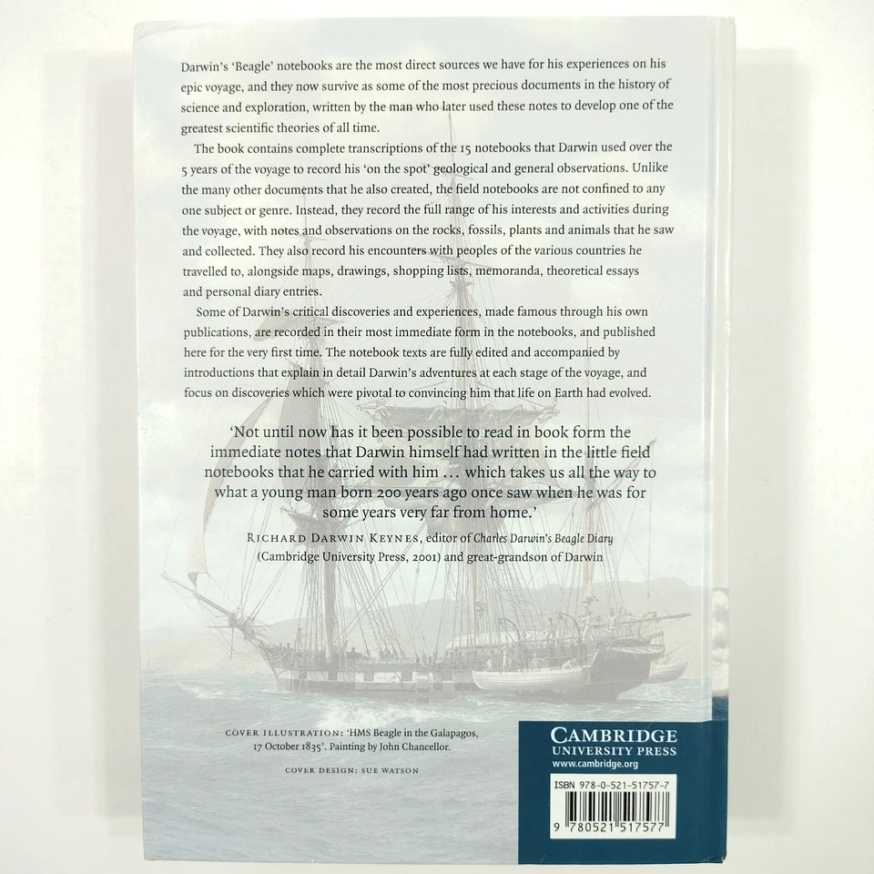 Charles Darwin's Notebooks from the Voyage of the Beagle [VG+] Chancellor & Wyhe - Image 4 of 4