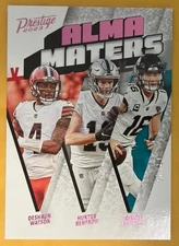 2023 PRESTIGE TREVOR LAWRENCE RENFROW WATSON SP PINK FOIL #’d /25 ALMA MATERS