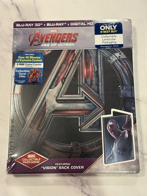 Avengers Age of Ultron 3D Blu-ray Steelbook Lenticular NEW & FACTORY SEALED