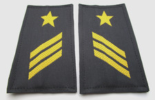 KLETT Rangabzeichen Marine Hauptgefreiter  OA gold/blau Bw Dienstgradabzeichen