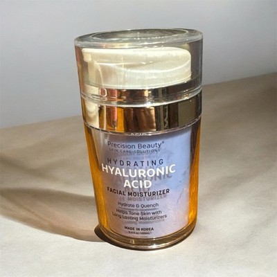 Precision Beauty Skin Care Solution Hydrating Hyaluronic Acid Moisturizer
