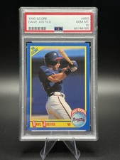 1990 Score - Dave Justice #650 - PSA 10