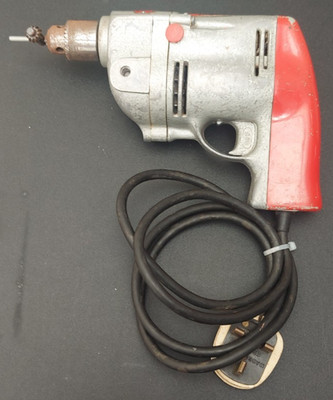 Vintage WOLF Typ CM2A Elektrobohrmaschine Zweigang Handbohrmaschine 1250/3000 seltenes Modell