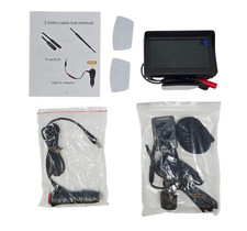 Itomoro AMB108 Baby Car Mirror Universal Fit Matte Black OPEN BOX