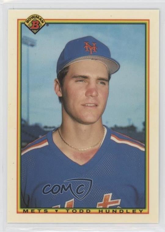1990 Bowman Factory Set Collector's Edition (Tiffany) Todd Hundley Rookie RC k2s