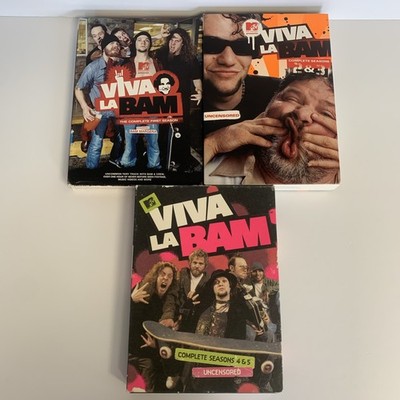 Viva La Bam Complete Series DVD MTV Seasons 1-5 Uncensored RARE HTF OOP 