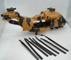 G.I. Joe ARAH Vehicles Tomahawk Helicopter Incomplete For  Parts Or Rebuild