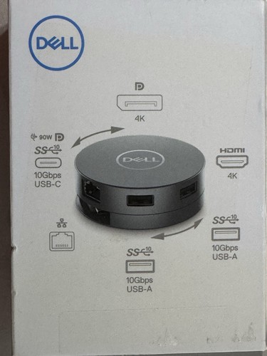 Dell DA305 6-in-1 USB-C Multiport Adapter Docking Station - Gray - Picture 2 of 6