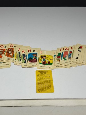 Vintage 1968 Pinocchio Card Game ED-U-Cards Complete W/ Instruction Card O2