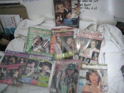 Rona Barrett's Gossip Magazine 1970s (6 issues) + 2 Modern Screen Steve McQueen