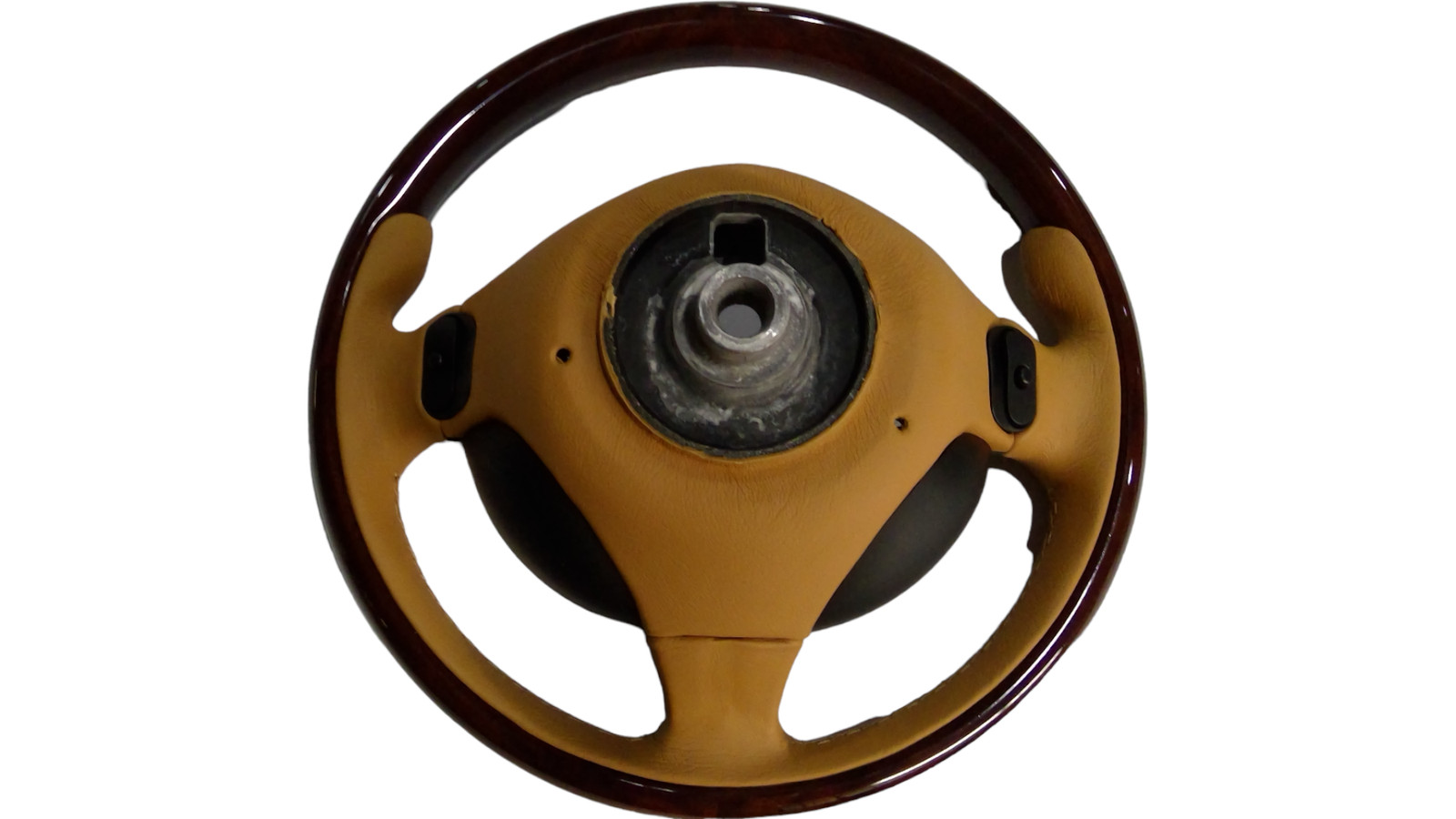FITS MASERATI STEER WHEEL MAHOGANY CUOIO 981338908 - NEW OEM