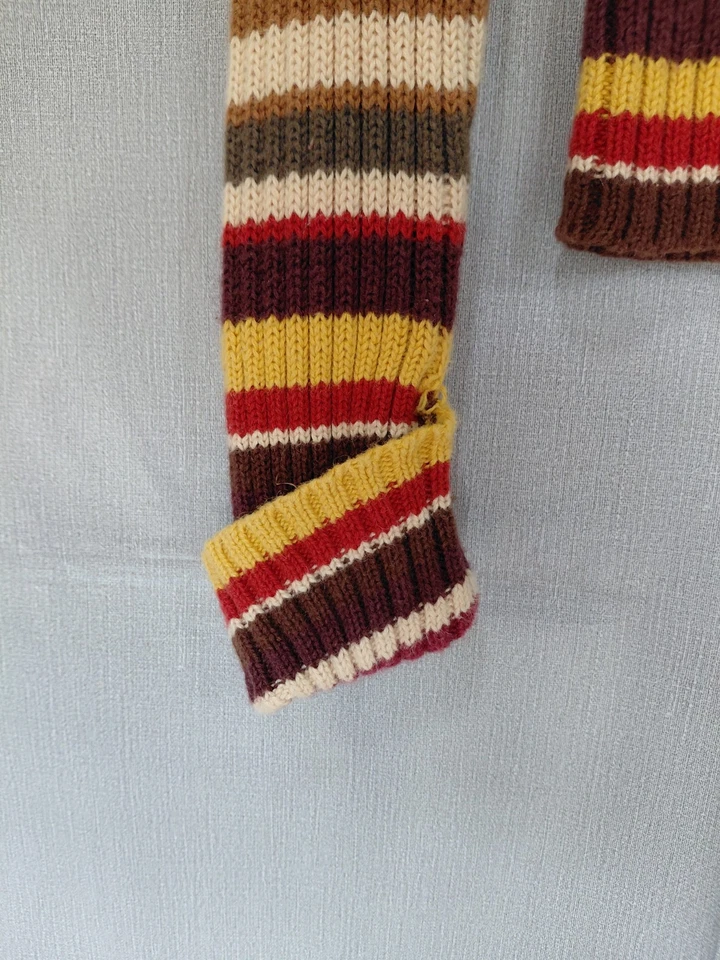 Suéter Top Fiorlini International Rayas Acanalado Cuello Tortuga L Otoño Acogedor Ajustado Foto 3 de 4