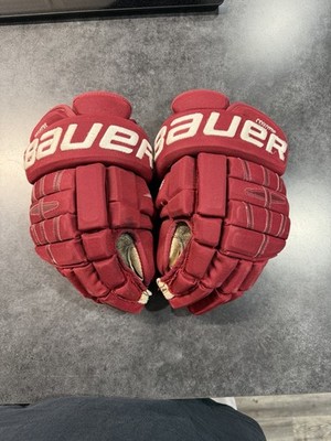 Bauer 4-Roll Pro Stock Phoenix Coyotes Gloves Size 14