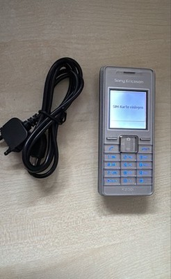 Sony Ericsson K200i Silber Ohne Simlock Handy Händler Garantie Top Accu Neu