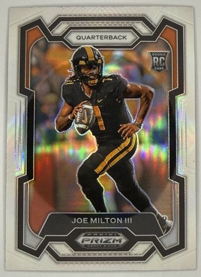 2024 Prizm Draft Picks Silver Rookie JOE MILTON III #157 Volunteers Cowboys RC