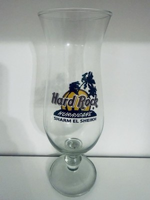 Hard Rock Cafe Hurricane Glas Sharm El Sheikh ca. 23,5cm hoch HRC Cocktail Glas