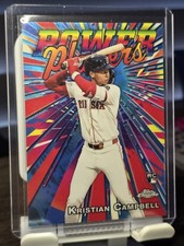 2025 Topps Chrome Update #PP-27 Kristian Campbell Power Players Boston Red Sox