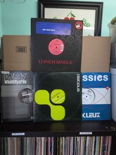 4x Electronic Vinyl Record Singles Grab Bag -...