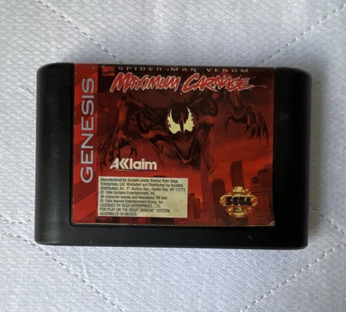 New ListingAcclaim Spider-Man & Venom: Maximum Carnage Sega Genesis 1994 Cartridge