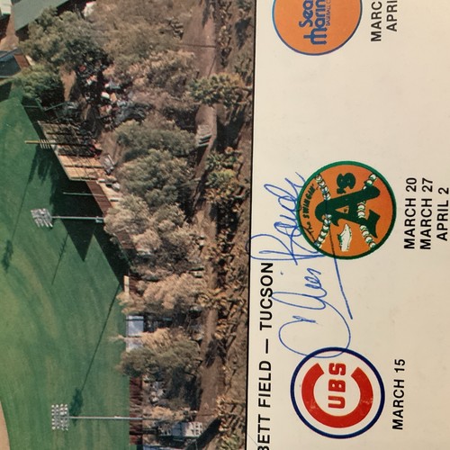 Vintage 1979 Cleveland Indians Cactus League Autographs Willie McCovey #3300 - Bild 6 von 9