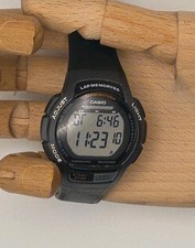 Casio Illuminator Watch 3468 WS-1000H 42mm Digital Black Day Date New Battery