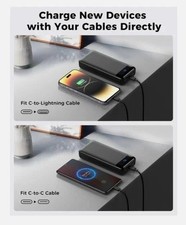 Portable Charger Power Bank 40000mAh Powerbank PD 30W and QC 4.0 Fast Charging