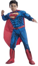 Dc Comics Superheroes Superman Deluxe Costume For Kids By Rubies Boys Small