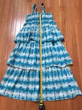 LKNW Calypso St Barth for Target tie dye dress GIRLS L (10/12) 100% cotton