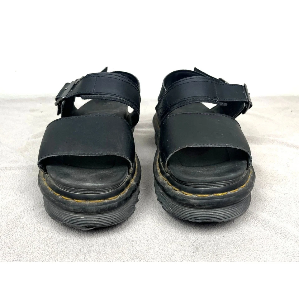 Dr. Martens Black Voss Leather Strap Gladiator Sandals Shoes  Women's Size 7 - Image 2 of 4