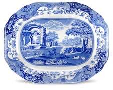 Spode Blue Italian 14 inch oval platter -----5617---