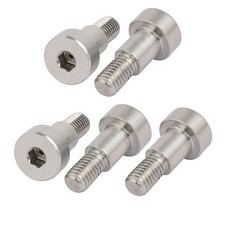 Hex Socket Shoulder Bolt 10mm Shoulder 12mm Shoulder Length M8 Thread 5pcs Hex Socket Shoulder Bolt 10mm Shoulder 12mm Shoulder Length M8 Thread 5pcs