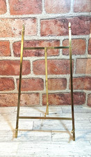 VTG Brass Tabletop Easel Adjustable Picture Display Tripod Stand 12.5 H x 6 W