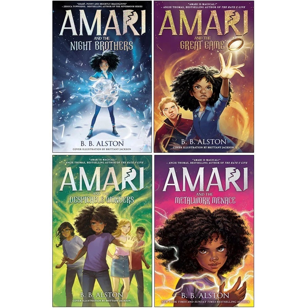 Amari and the Night Brothers Series 4 Books Collection Set by BB Alston - Image 3