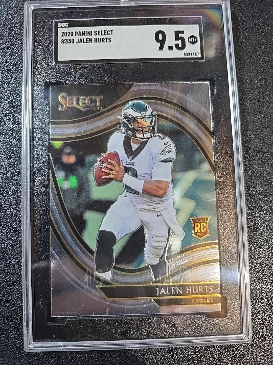 Jalen Hurts (RC) 2020 Panini Select Field Level SGC 9.5💎 Philadelphia Eagles