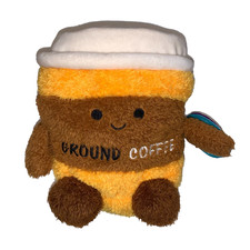 Bum Bumz Curtis 2023 RUSS Plush with Creased Tag 7.5" BBZ8 250 Coffee Cup NWOT