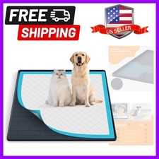 Pee Pad Tray Holder for Dogs,Non-Slip Silicone Dog Puppy Pad Holder,25 x 25 S...