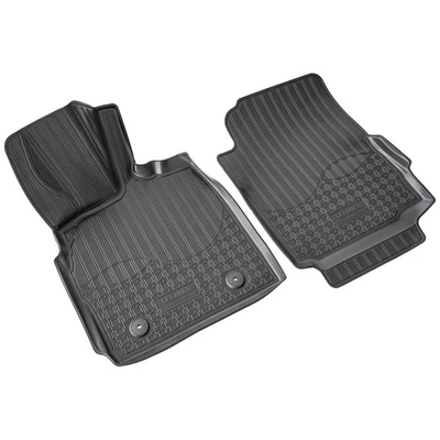 RECAMBO Tappetini anteriori in gomma 3D adatti per Smart Fortwo A 451 C451 | anno 2007-2015